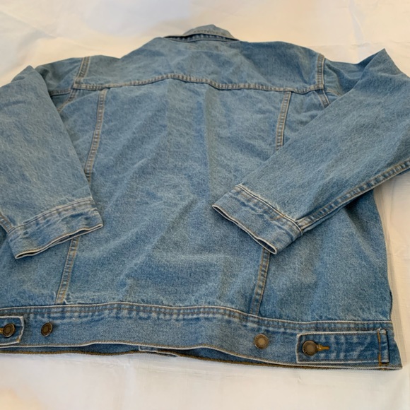 Vintage Wrangler Rugged Wear Denim Trucker Jean Jacket Mens Large 70's. - Picture 11 of 12